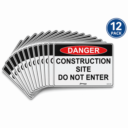 Max Global Products S2002 Danger Construction Site Do Not Enter Sign