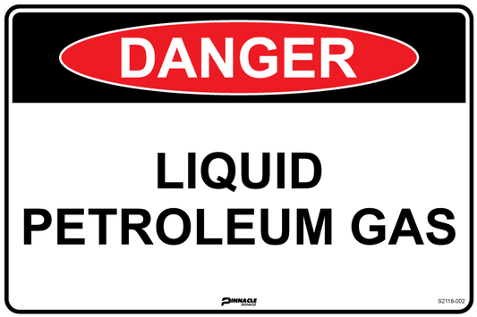 Max Global Products S2118 Danger Liquid Petroleum Gas Sign