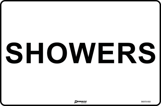 Max Global Products S6372 Showers Sign
