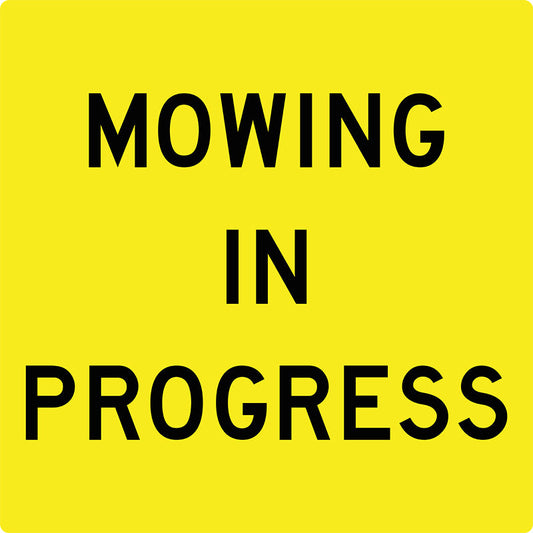 Max Global Products MM542 Mowing In Progress, Multi Message Sign
