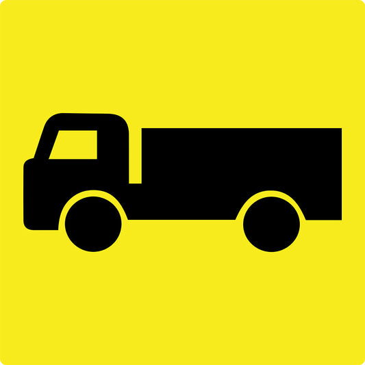 Max Global Products MM530 Truck Picto (Facing Left), Multi Message Sign