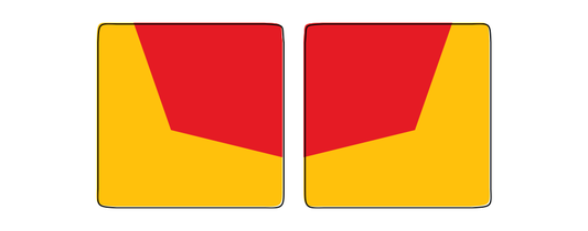 Max Global Products VS016 Rear Marker Plate (Left/Right)