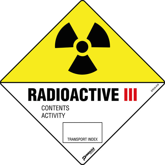 Max Global Products S7016 Radioactive 3 Sign