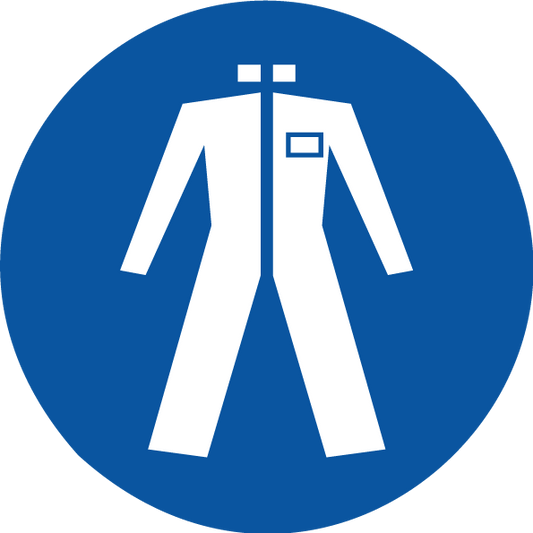 Max Global Products S1074 Protective Clothing Pictogram, Disc Sign