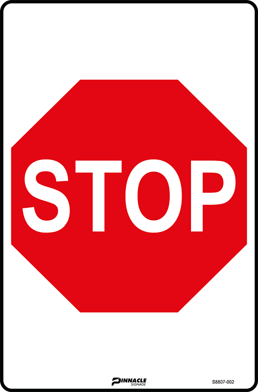 Max Global Products S8807 Stop Sign