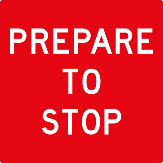 Max Global Products MM512 Prepare To Stop, Multi Message Sign