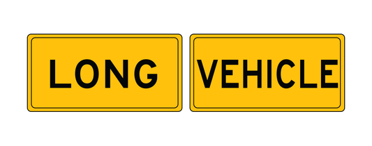 Max Global Products VS007 Long Vehicle, , Two Piece Sign