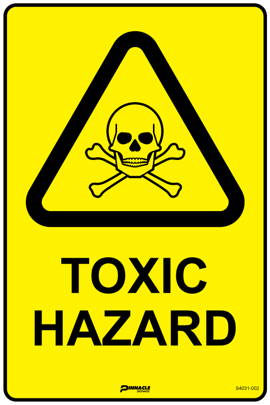 Max Global Products S4031 Toxic Hazard Sign