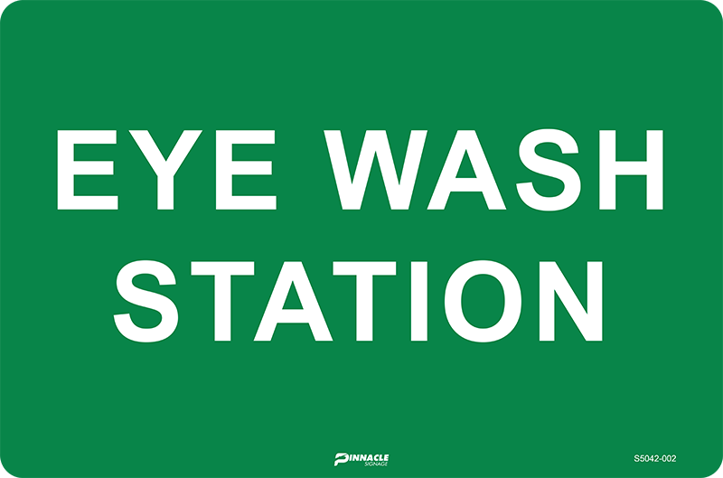 Max Global Products S5042 Eye Wash Station Sign
