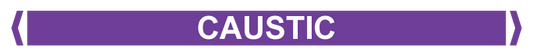 Max Global Products PM040 Pipe Markers, , Pack/10 - Caustic (Violet)