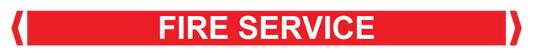 Max Global Products PM050 Pipe Markers, , Pack/10 - Fire Service (Red)