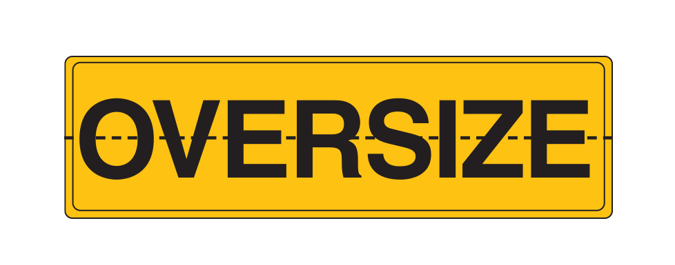 Max Global Products VS002 Oversize Sign, , Hinged