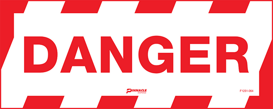 Max Global Products F1251-064 Floor Graphics, , Anti-Slip, Danger Sign