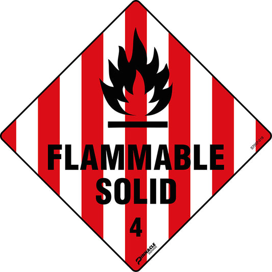 Max Global Products S7007 Flammable Solid 4 Sign