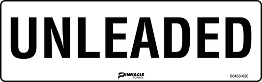 Max Global Products S6468 Unleaded Sign
