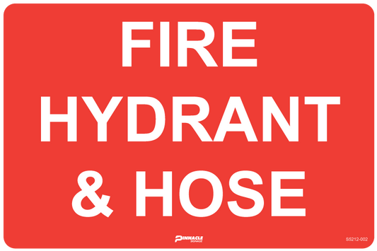 Max Global Products S5212 Fire Hydrant & Hose Sign