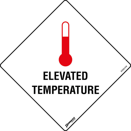 Max Global Products S7022 Elevated Temperature Sign