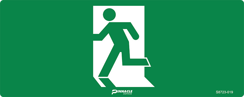 Max Global Products S8723 Running Man (Picto), Facing Left, Luminous Sign
