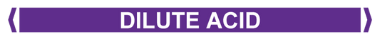 Max Global Products PM094 Pipe Markers, , Pack/10 - Dilute Acid (Violet)