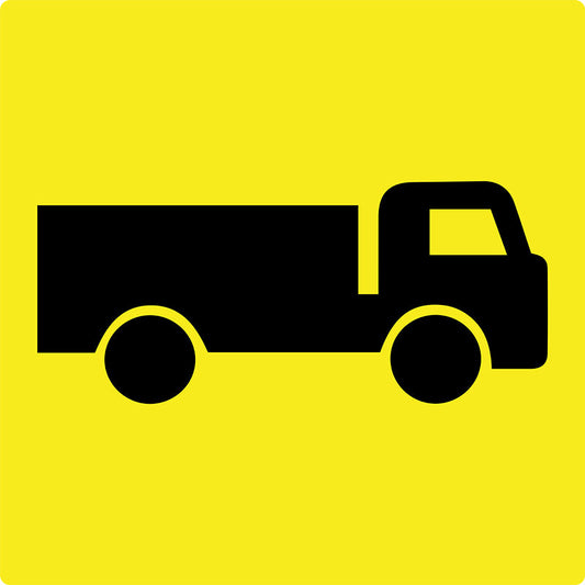 Max Global Products MM531 Truck Picto (Facing Right), Multi Message Sign