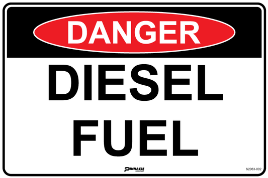 Max Global Products S2063 Danger Diesel Fuel Sign