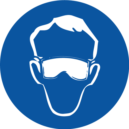 Max Global Products S1068 Goggles Pictogram, Disc Sign