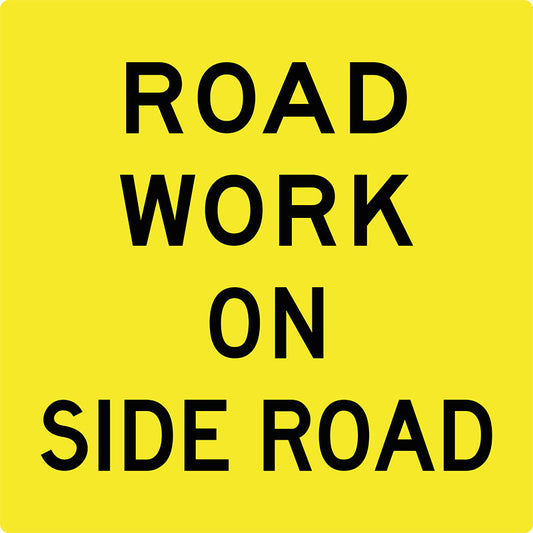 Max Global Products MM591 Roadwork On Side Road, Multi Message Sign