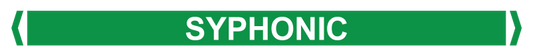 Max Global Products PM078 Pipe Markers, , Pack/10 - Syphonic (Green)