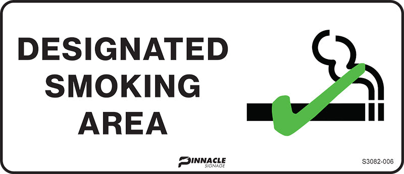Max Global Products S3082 Designated Smoking Area