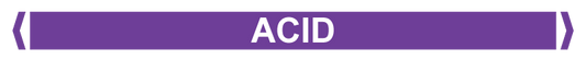 Max Global Products PM038 Pipe Markers, , Pack/10 - Acid (Violet)