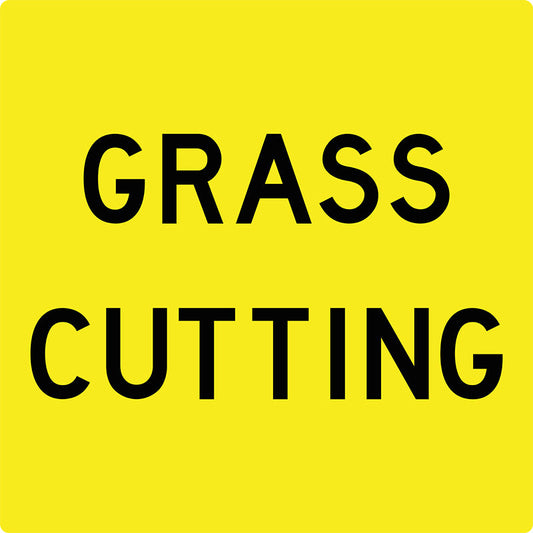 Max Global Products MM539 Grass Cutting, Multi Message Sign