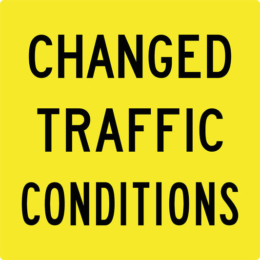 Max Global Products MM582 Changed Traffic Conditions, Multi Message Sign