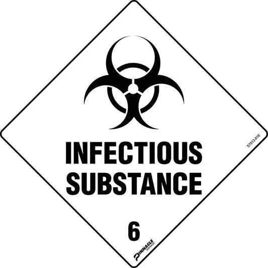 Max Global Products S7013 Infectious Substance 6 Sign