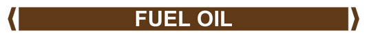Max Global Products PM043 Pipe Markers, , Pack/10 - Fuel Oil (Brown)