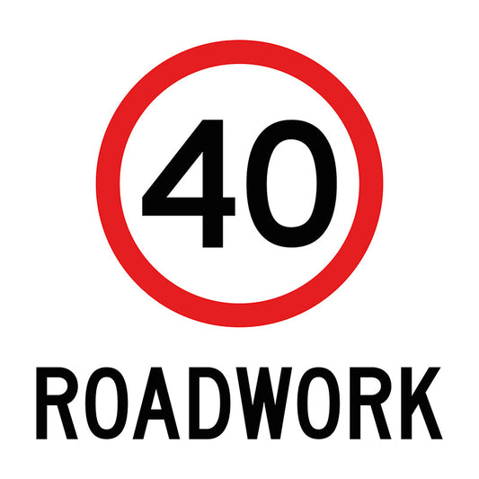 Max Global Products MM586 40km/h Roadwork, Multi Message Sign