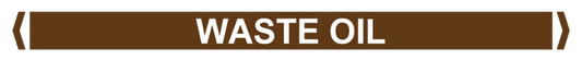 Max Global Products PM103 Pipe Markers, , Pack/10 - Waste Oil (Brown)