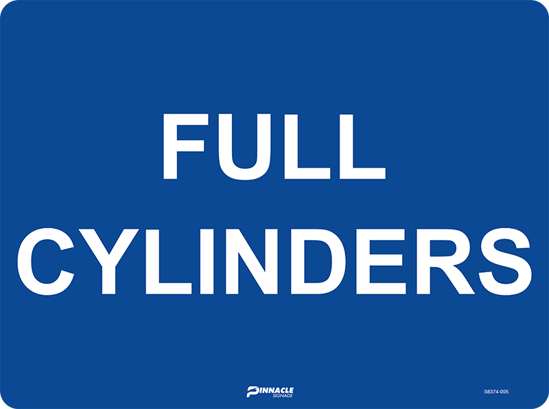 Max Global Products S6374 Full Cylinders Sign