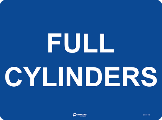 Max Global Products S6374 Full Cylinders Sign