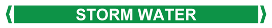 Max Global Products PM062 Pipe Markers, , Pack/10 - Storm Water (Green)