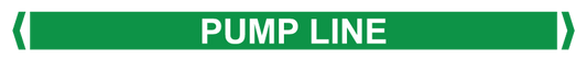 Max Global Products PM108 Pipe Markers, , Pack/10 - Pump Line (Green)
