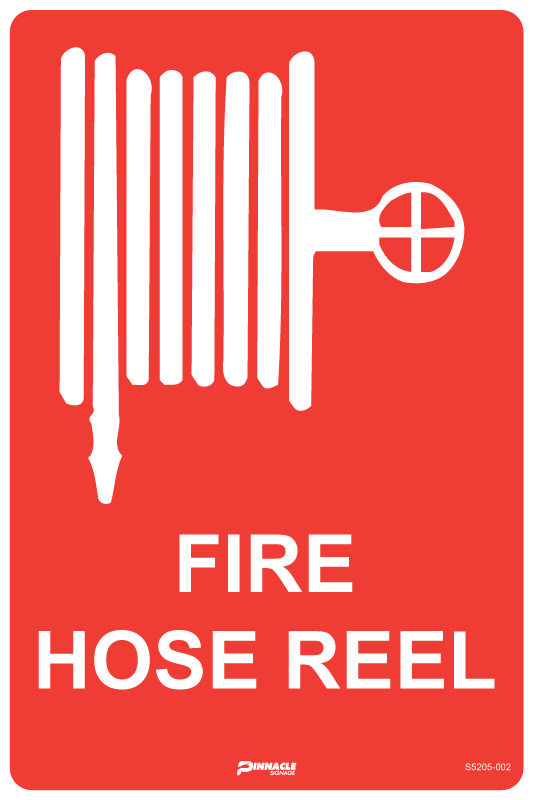 Max Global Products S5205 Fire Hose Reel (With Picto) Sign