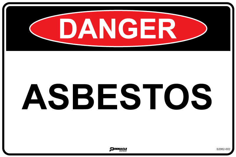 Max Global Products S2062 Danger Asbestos Sign