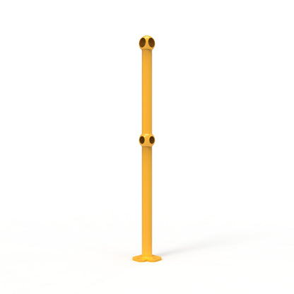 Ball Fence Corner Post Surface Mounted