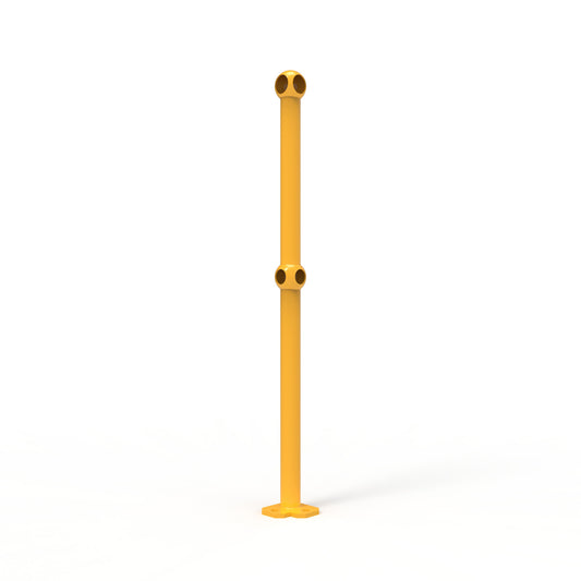 Ball Fence Corner Post Surface Mounted