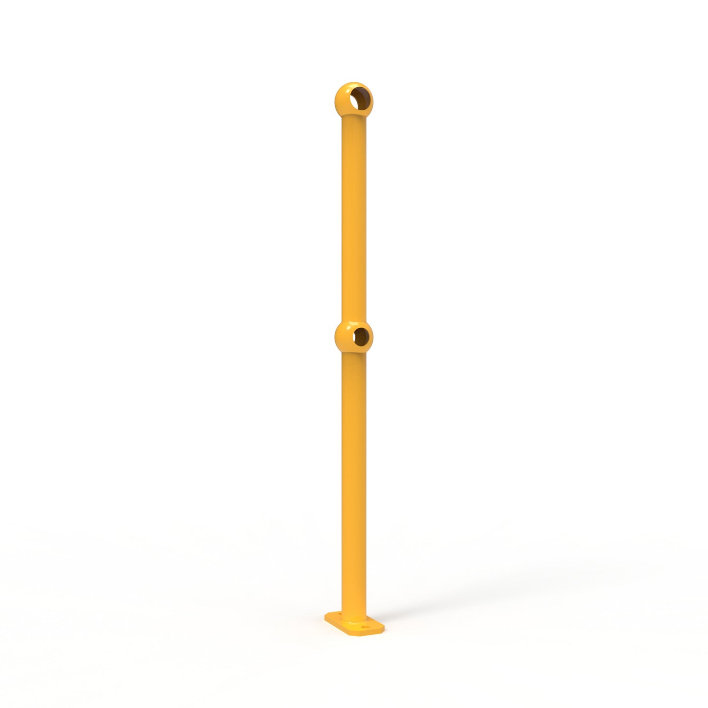 Ball Fence Through Post Surface Mounted