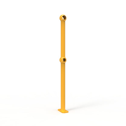 Ball Fence Through Post Surface Mounted