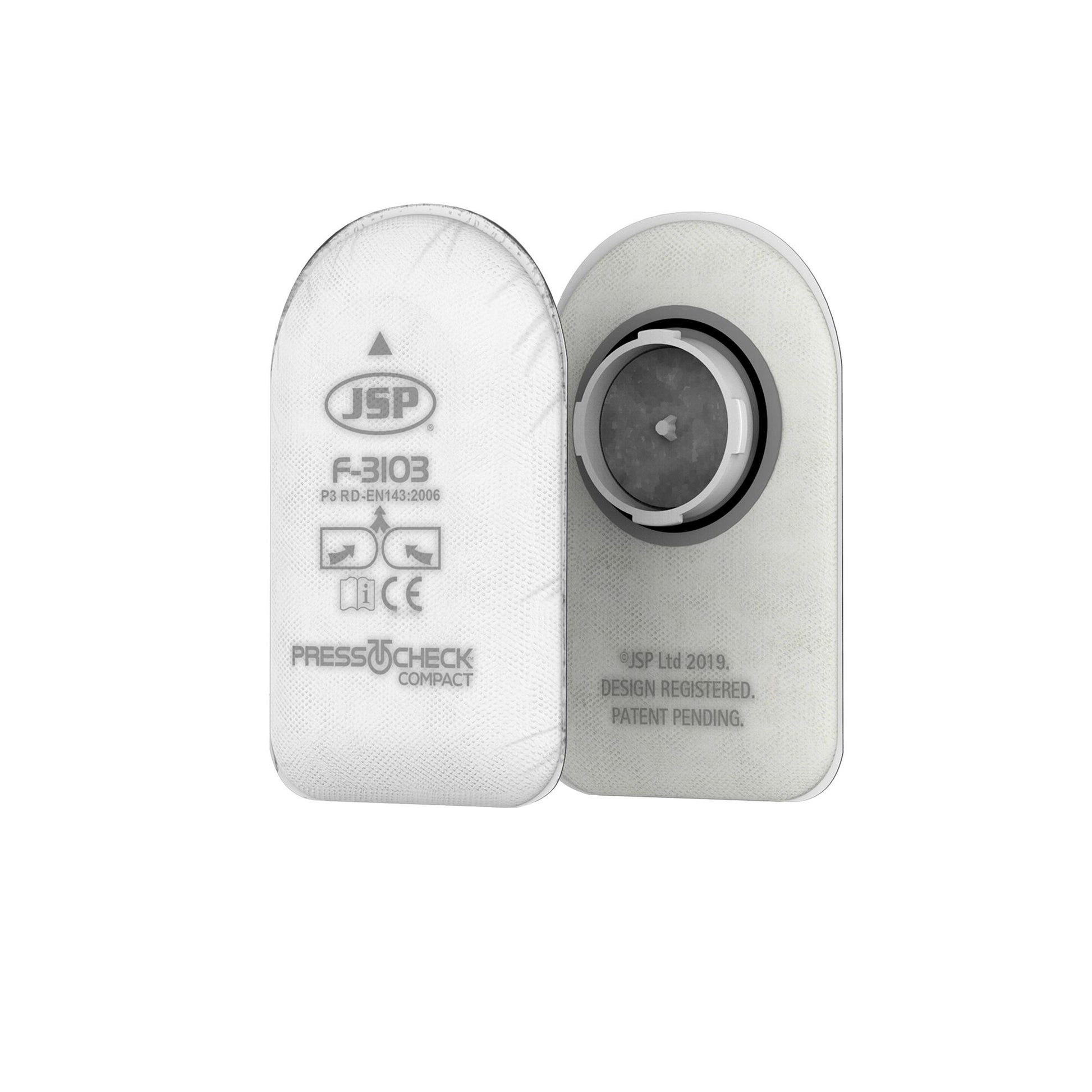 JSP Safety Press To Check Compact P3 Filters With Odour Layer