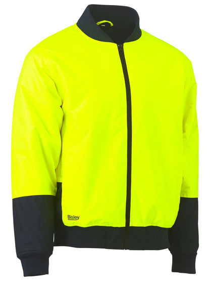 BJ6730 Hi Vis Bomber Jacket