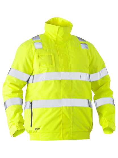 BJ6770T Taped Hi Vis Wet Weather Bomber Jacket