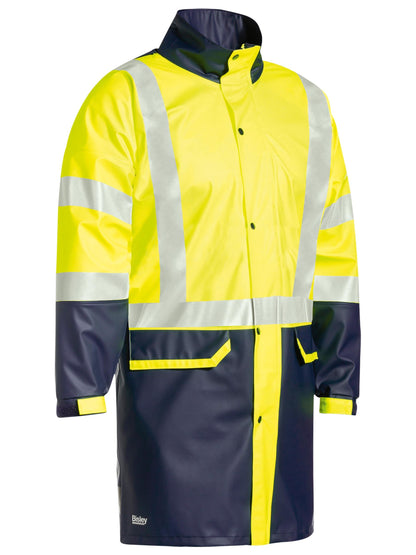 BJ6935HT Taped Hi Vis Stretch PU Rain Coat